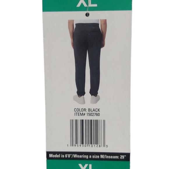 Men's 32 Degrees Heat French Terry Jogger Sweatpants Dark Gray Size XL NWT - Picture 4 of 8